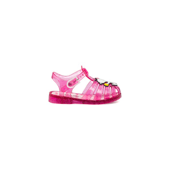 Sandali fucsia da bambina con patch Snoopy, Scarpe Bambini, SKU p432000156, Immagine 0